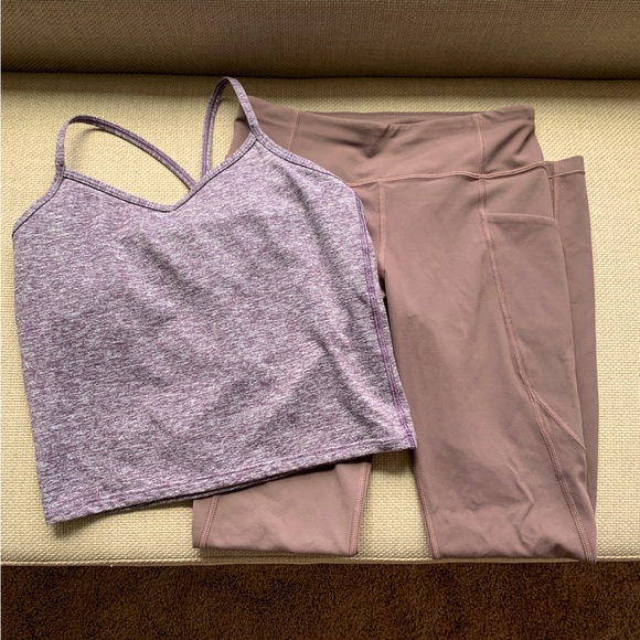 Athleta Girl Other - Bundle! Athleta Girl Leggings Size L 12 & Sports Bra Top XL 14 Teen Juniors